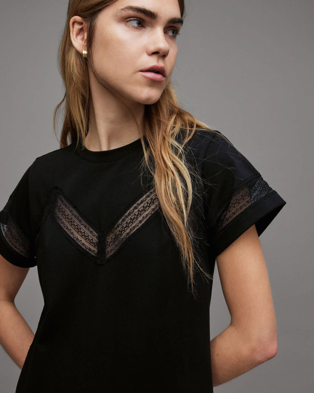Anna Lace Maxi Dress Black
