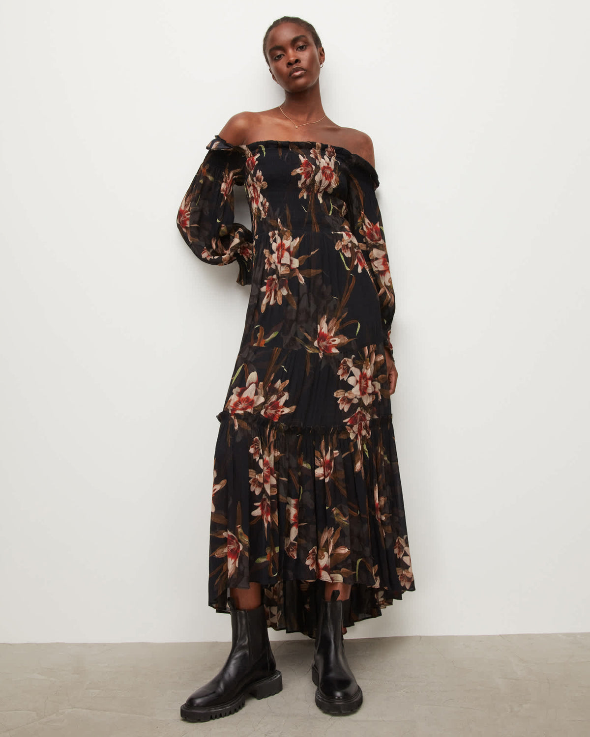 Lillemor Kuroyuri Maxi Dress Black