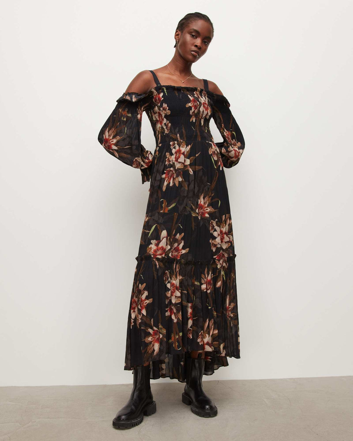 Lillemor Kuroyuri Maxi Dress Black