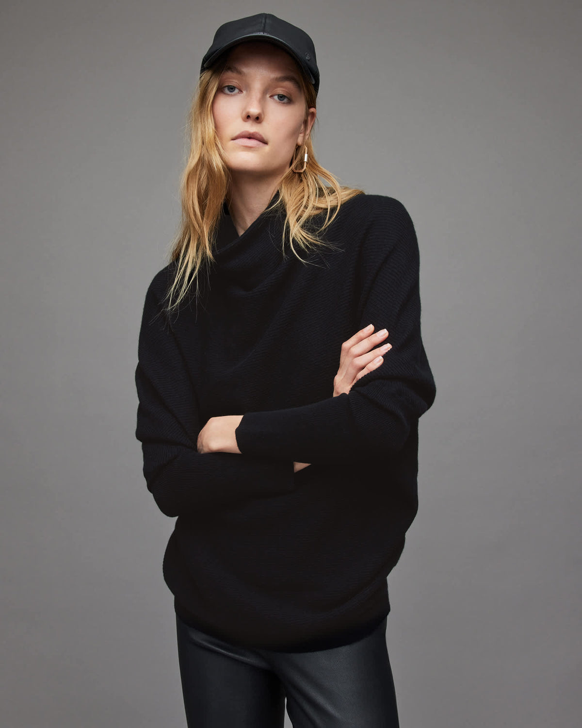 Ridley Cashmere Blend Jumper Black