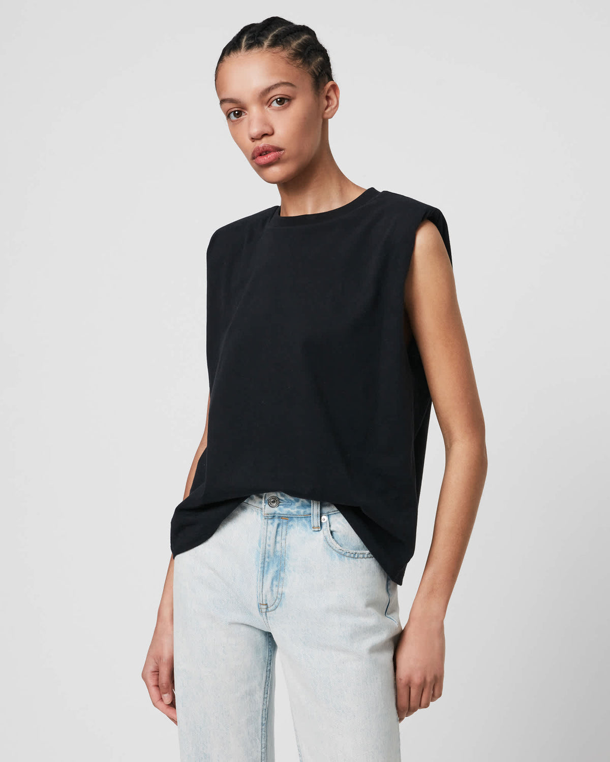 Mika Organic Cotton Tank Black
