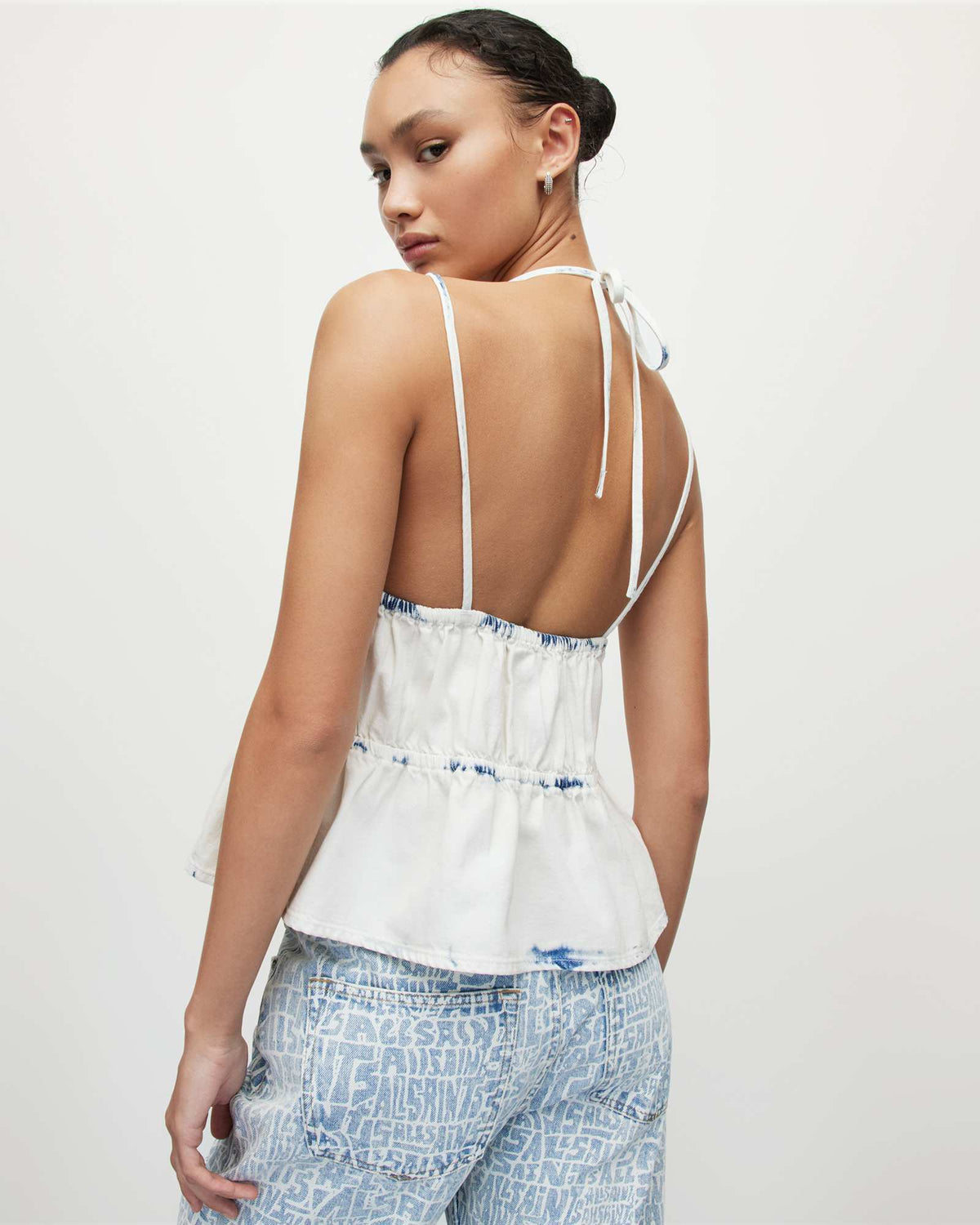 Sulli Denim Top BLEACH WHITE
