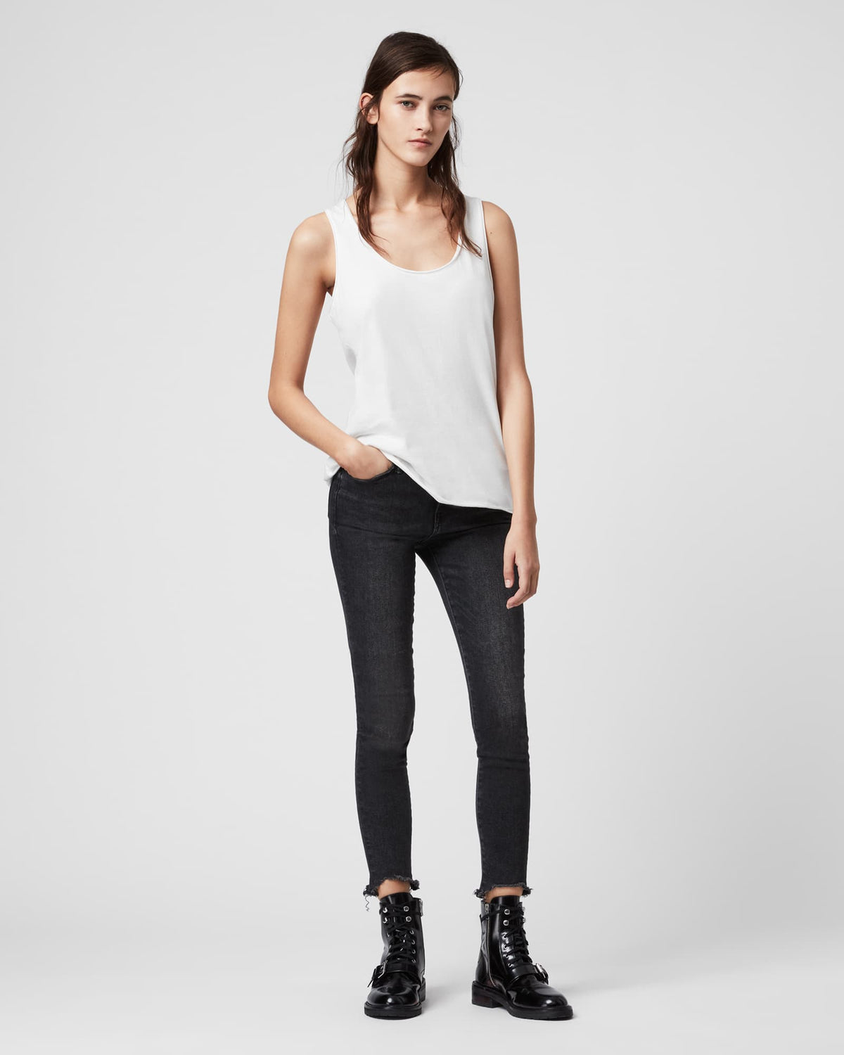 Emelyn Tonic Tank Chalk White