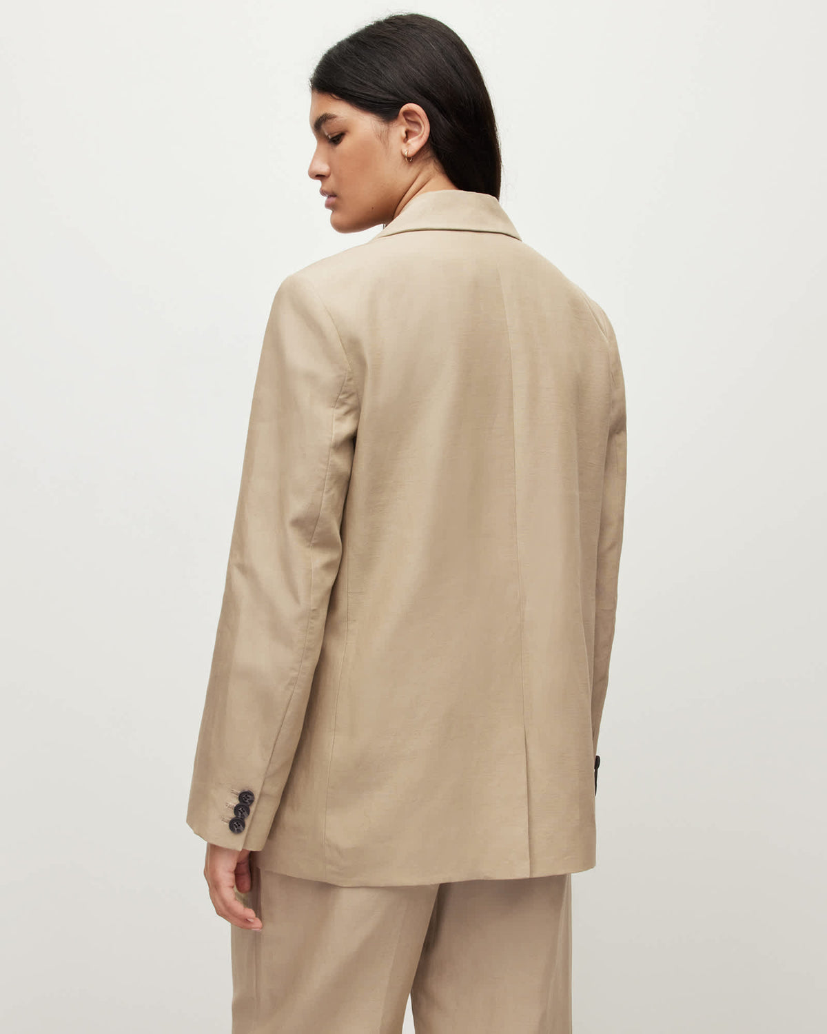 Petra Linen Blend Blazer LIGHT BEIGE