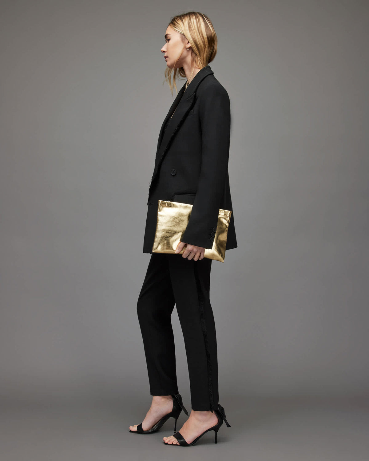 Maxine Mid-Rise Trousers Black