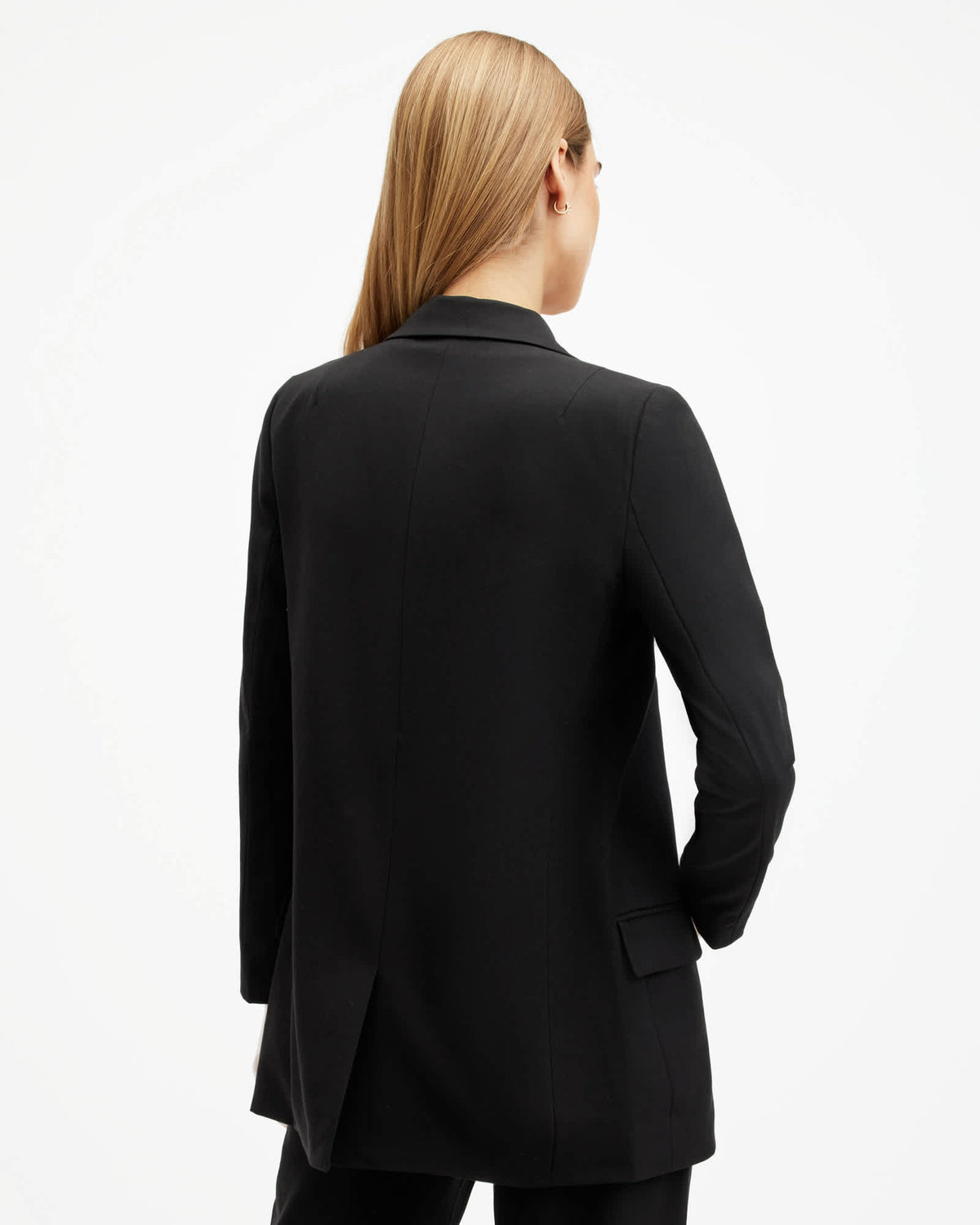 Aleida Lightweight Tri Blazer Black
