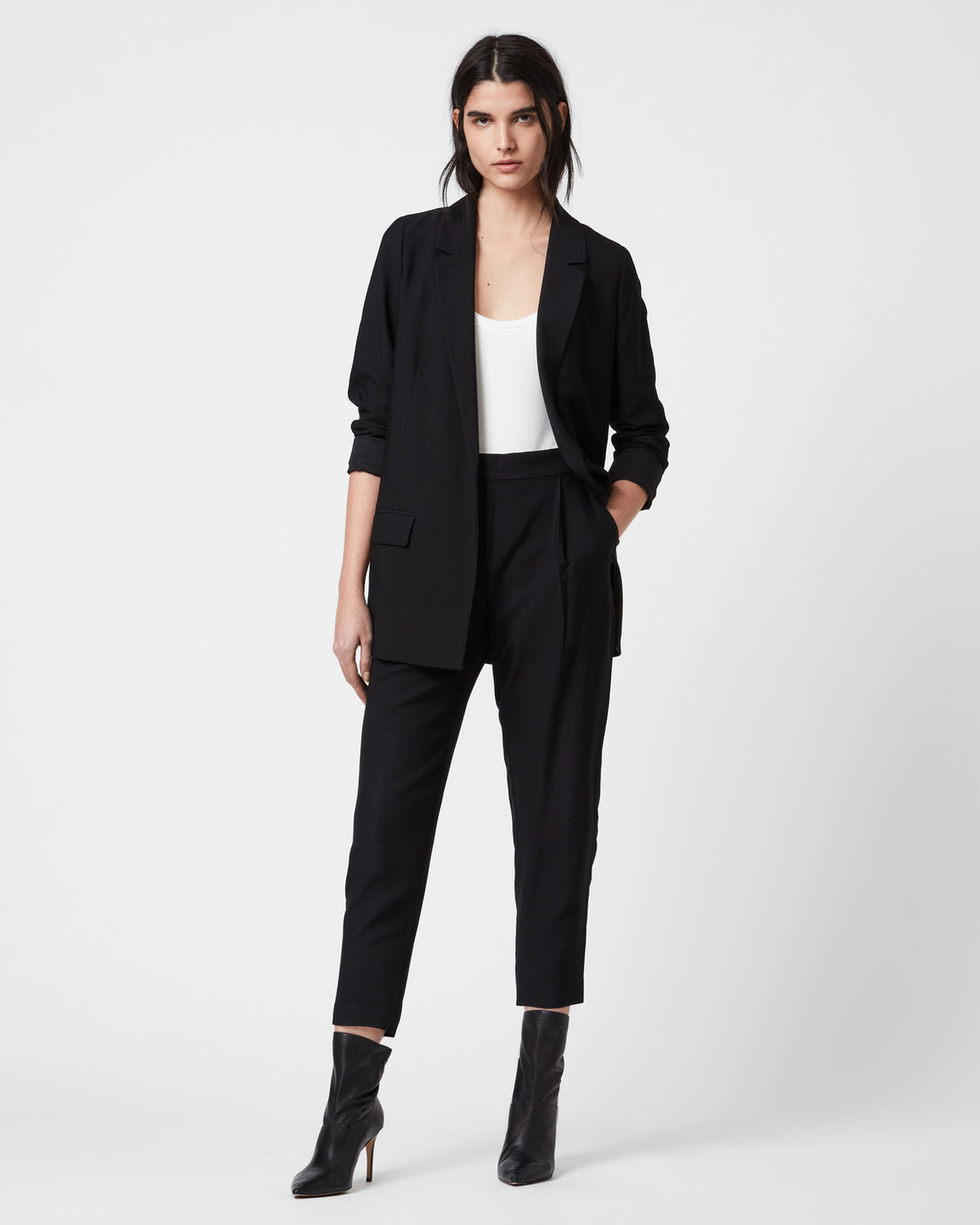 Aleida Tapered Low-Rise Trousers