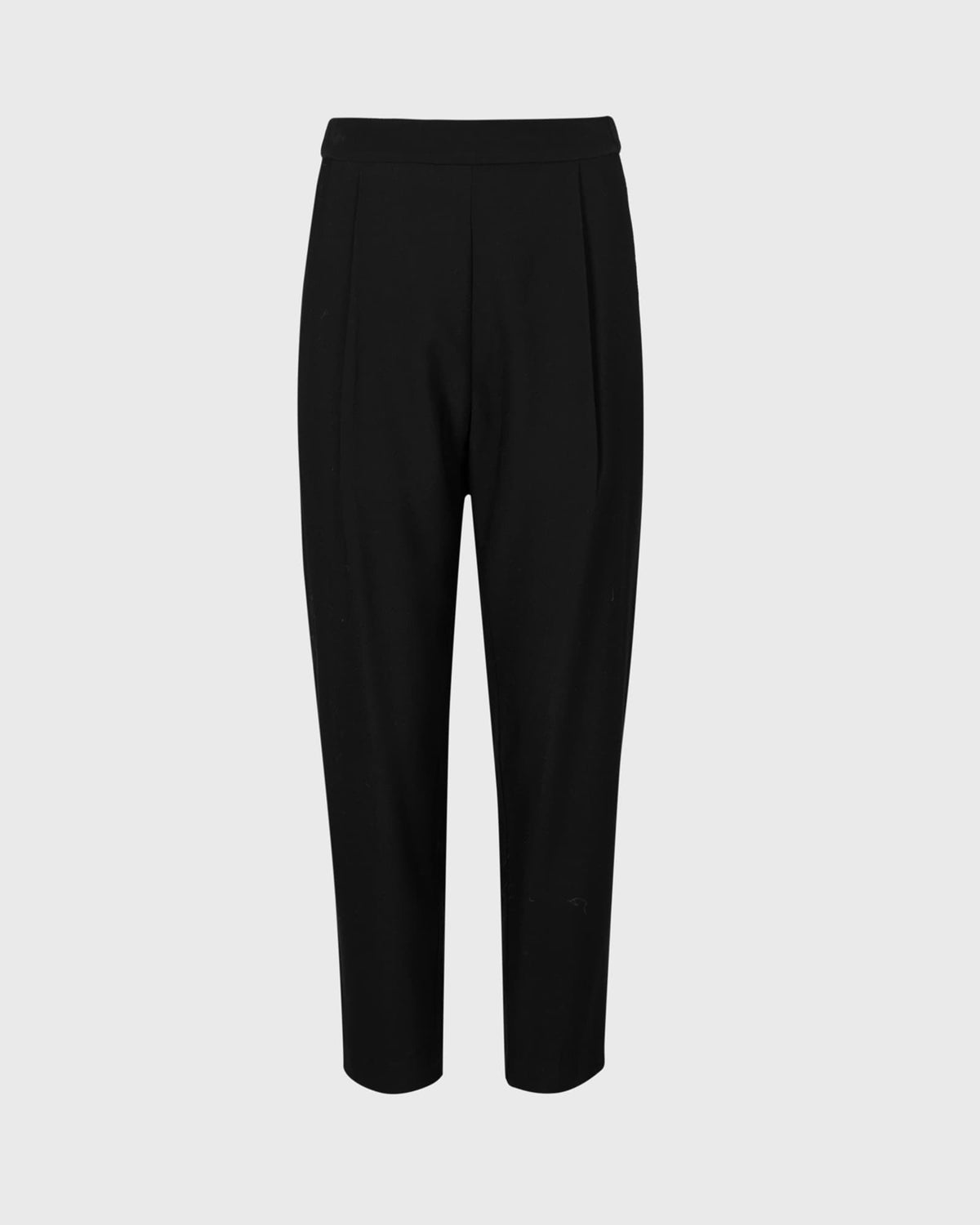 Aleida Tapered Low-Rise Trousers Black