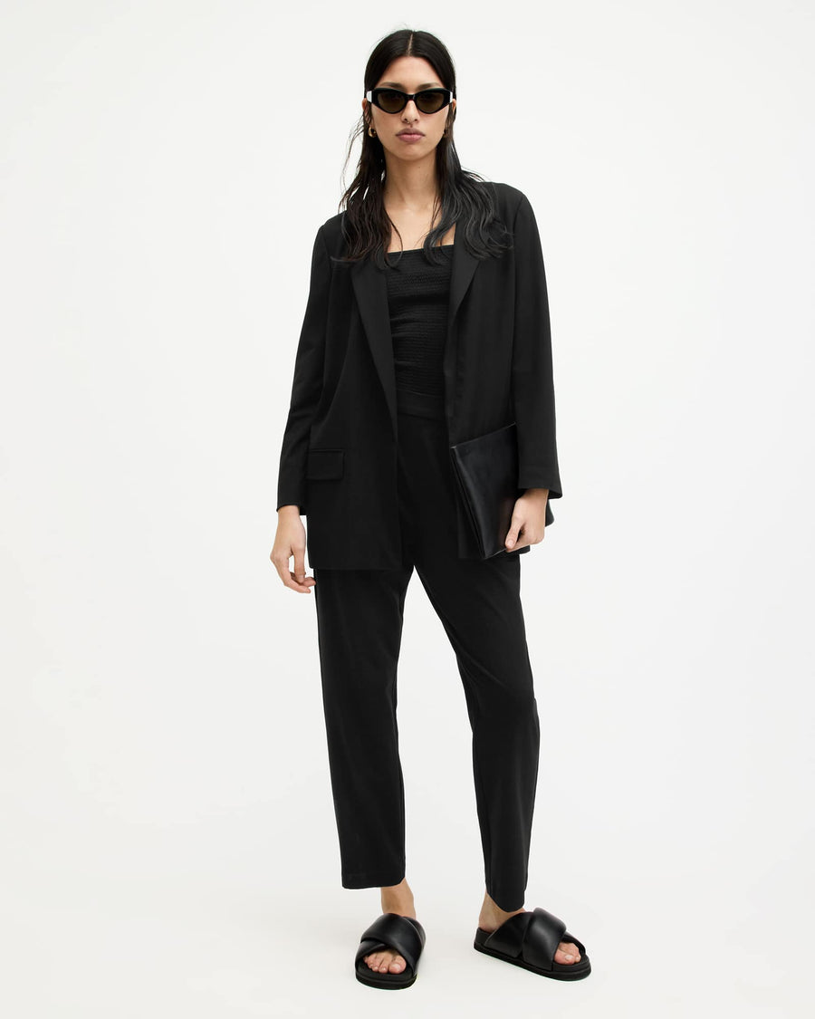 Aleida Jersey Blazer Black