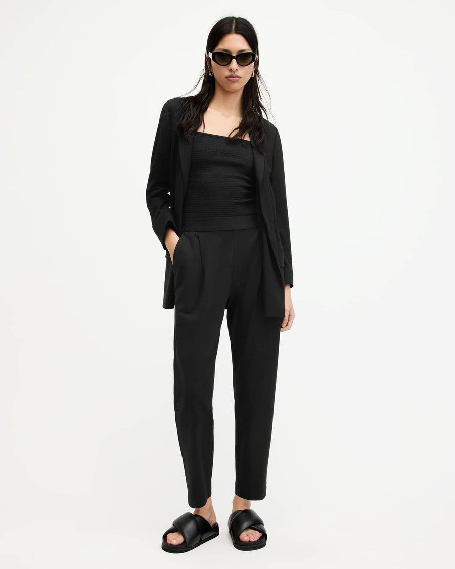 Aleida Jersey Blazer Black