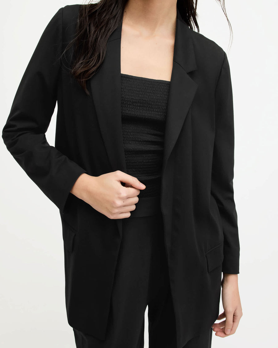 Aleida Jersey Blazer Black