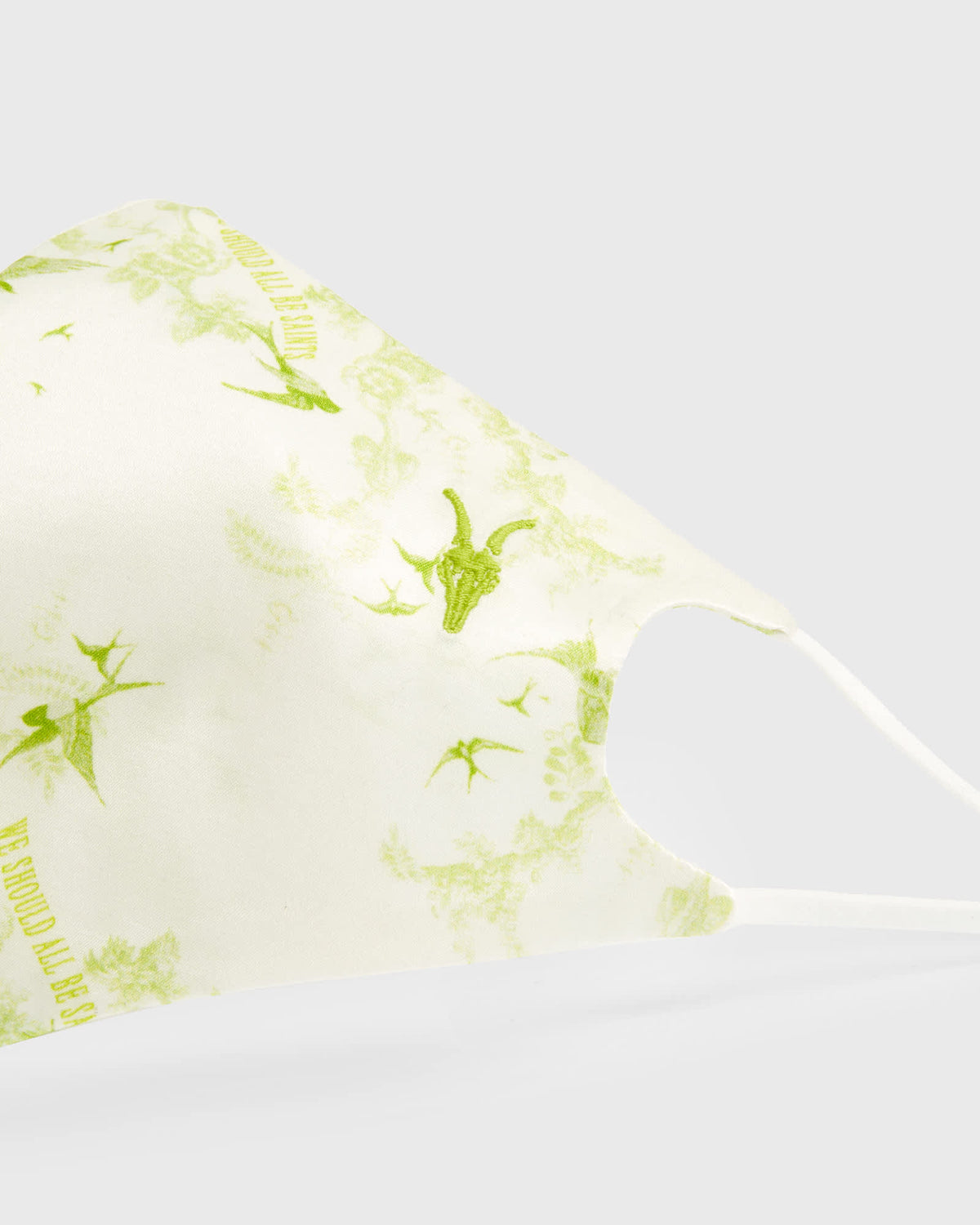 Salvation Silk Blend Face Mask White