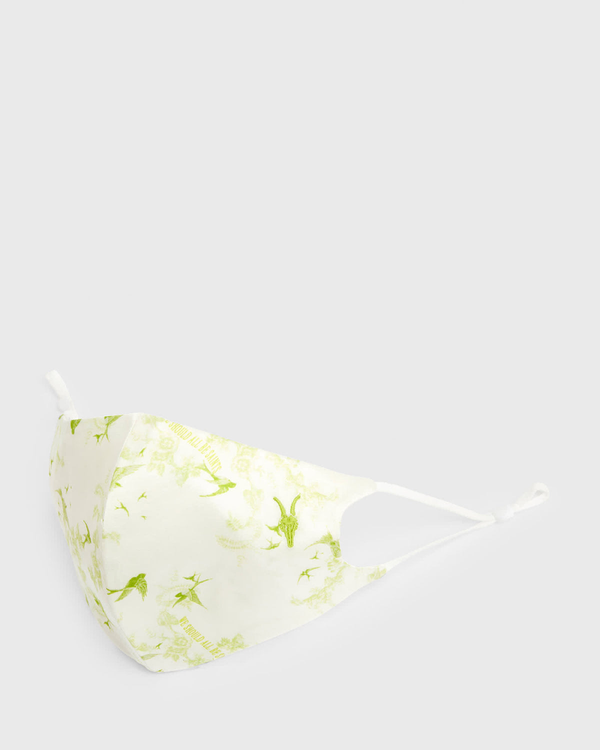 Salvation Silk Blend Face Mask White